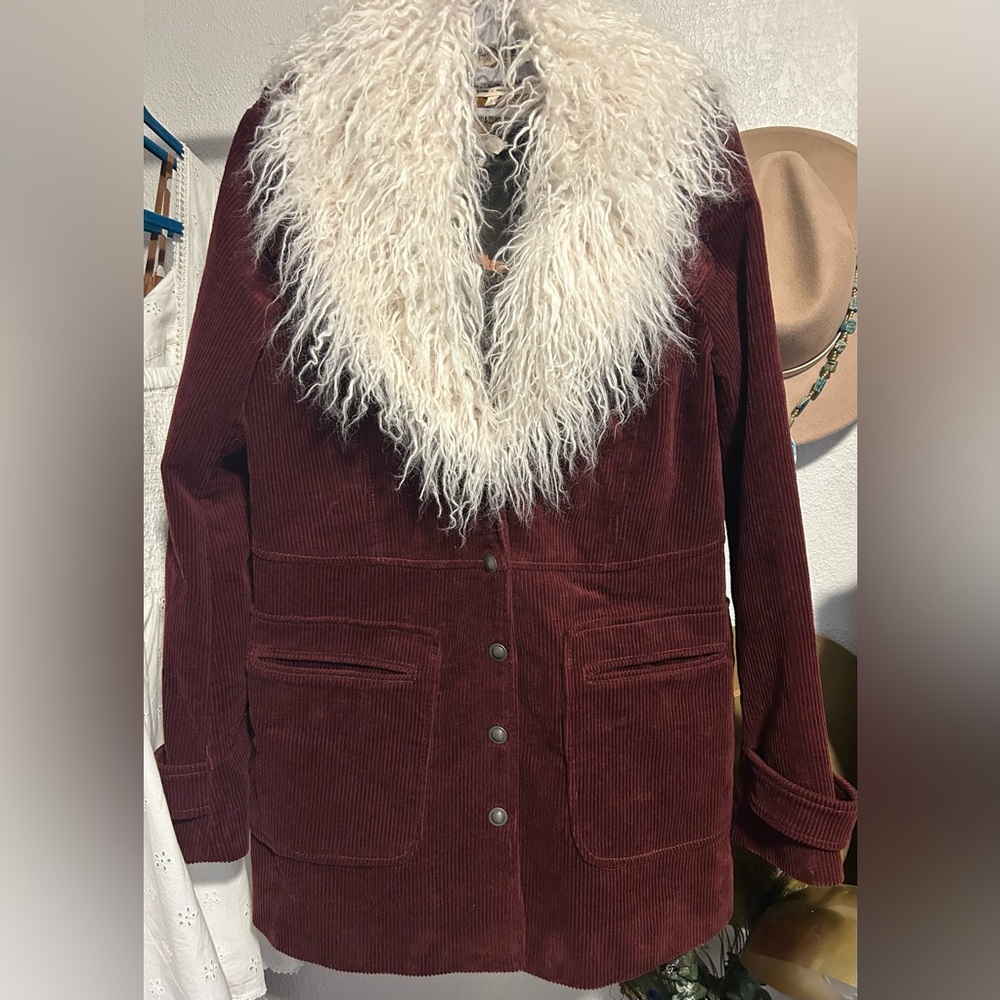 UFT NWT Free People Lady Lane corduroy coat Size Small - Picture 10 of 16